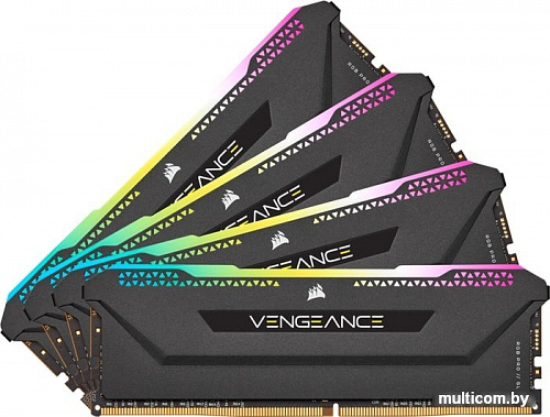 Оперативная память Corsair Vengeance RGB PRO SL 4x8GB DDR4 PC4-25600 CMH32GX4M4E3200C16