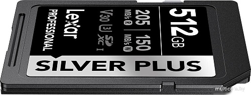 Карта памяти Lexar Professional SILVER PLUS SDXC LSDSIPL512G-BNNNG 512GB