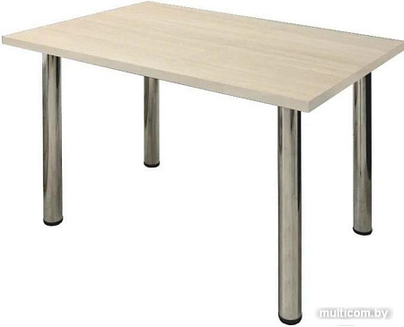 Кухонный стол Solt 120x80 (шимо светлый/ноги хром)