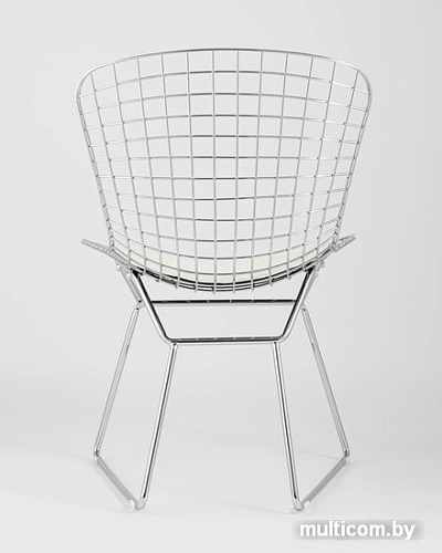 Стул Stool Group Bertoia (хром/белая подушка)