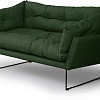 Диван Brioli Анико двухместный (J8/темно-зеленый)