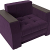 Кресло-кровать Лига диванов Атлантида 113841 (велюр фиолетовый)