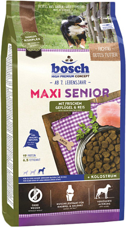 Сухой корм для собак Bosch HPC Maxi Senior Fresh Poultry & Rice 12.5 кг