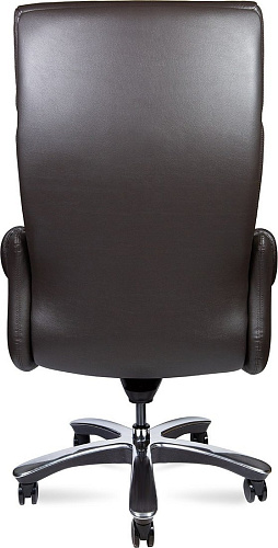 Офисное кресло Norden Ritz A 2108 brown leather (кожа коричневый/алюминиевая крестовина)