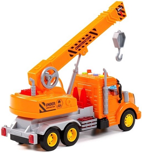 Полесье Профи Автомобиль-кран инерционный 86617