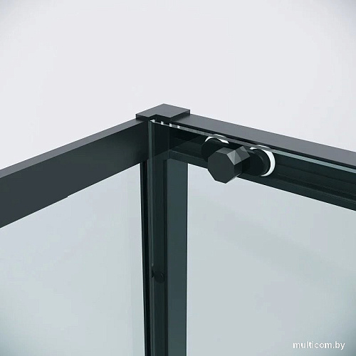 Душевой уголок Grossman Style 110x90x195 120.K33.05.1190.21.00 (черный матовый/прозрачное стекло)