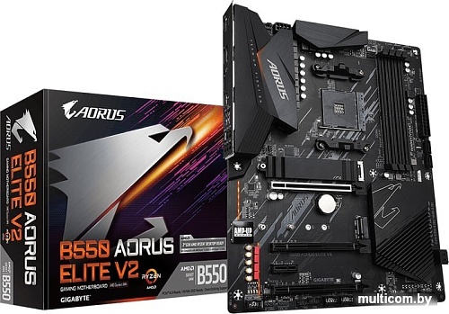 Материнская плата Gigabyte B550M Aorus Elite V2