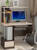 Компьютерный стол SV-Мебель №2 (дуб венге/дуб млечный)