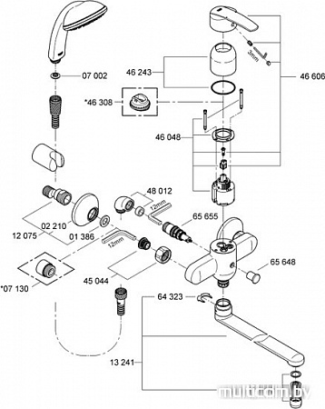 Смеситель Grohe Multiform 32708000