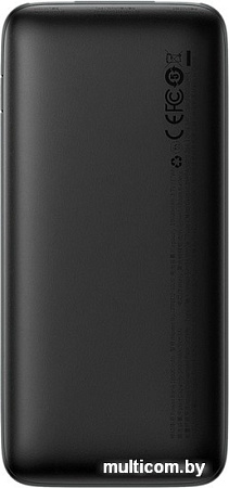 Внешний аккумулятор Baseus Bipow Pro Digital Display Fast Charge 20W 10000mAh (черный)