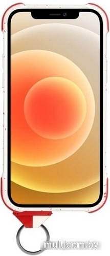 Чехол Skinarma Dotto для iPhone 12/12 Pro (красный)