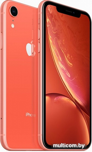 Смартфон Apple iPhone XR 256GB Dual SIM (коралловый)