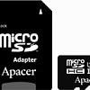 Карта памяти Apacer microSDHC UHS-I (Class 10) 32GB + адаптер (AP32GMCSH10U1-R)