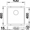 Кухонная мойка Blanco Subline 400-U (антрацит)