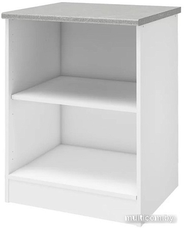 Шкаф напольный Stolline Уют 275.06МСТ (белый/белый)