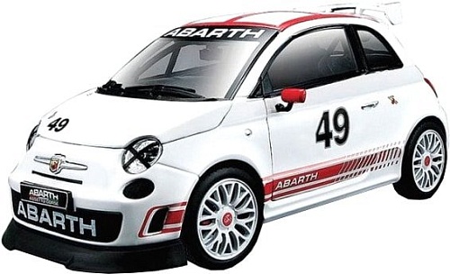 Bburago Abarth 500 Assetto Corse 18-28101 (белый)
