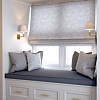 Римская штора Jalux Скандинавский лист 0467/2 90x170 (серый)