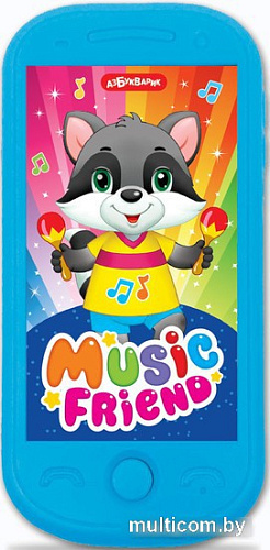 Развивающая игрушка Азбукварик Music Friend Мини-смартфончик 3039