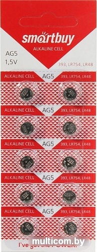 Батарейки SmartBuy Alkaline AG5 10 шт.