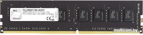 Оперативная память G.Skill Value 4GB DDR4 PC4-19200 F4-2400C15S-4GNT