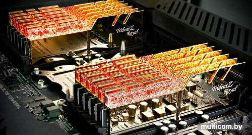 Оперативная память G.Skill Trident Z Royal 4x16GB PC4-25600 F4-3200C14Q-64GTRG