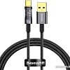 Кабель Baseus Explorer Series Auto Power-Off Fast Charging USB Type-A -USB Type-C (1 м, черный)