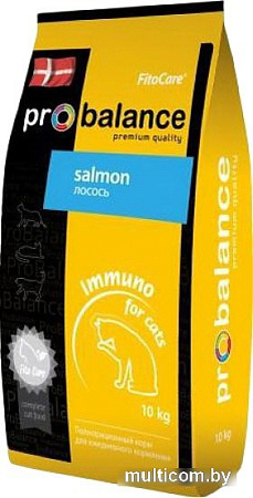 Корм для кошек Probalance Immuno Salmon 10 кг