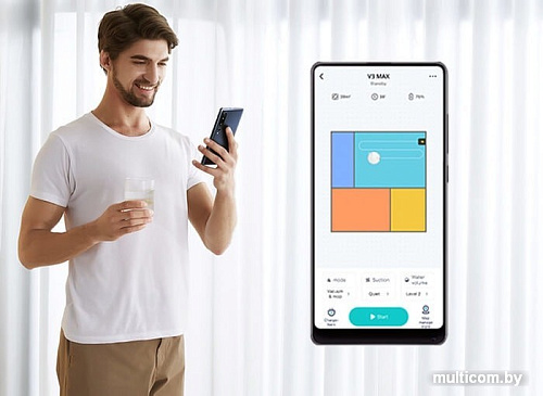 Робот-пылесос Viomi V3 Max V-RVCLM27B (черный)