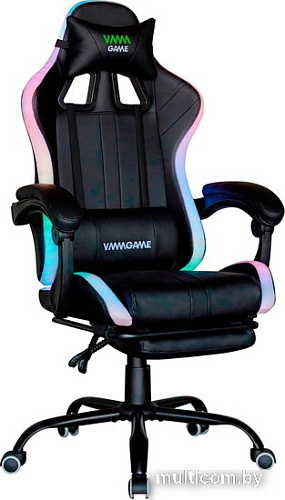 Кресло VMM Game Throne RGB OT-B31RGBWE (черный/белый)