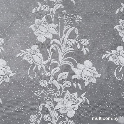 Тюль Этель Восточный цветок 2844470 2.5x2.5 м (белый, 1 шт)