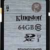 Карта памяти Kingston SDXC (Class 10) 64GB (SD10VG2/64GB)