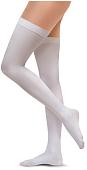 Чулки компрессионные Польза 4002 выше колена 1 кл.к. (р.4 (L), рост2, белый)