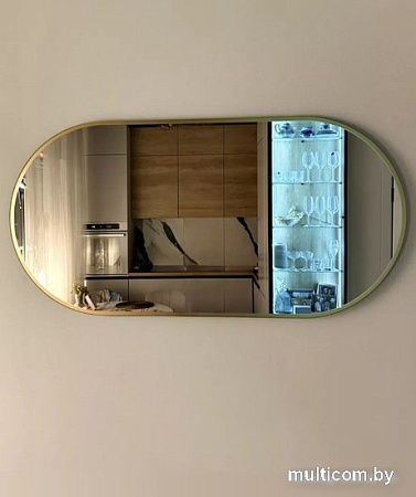 Зеркало eMZe 50x100 с УФ-окантовкой UV.50.100.AUR (золото)