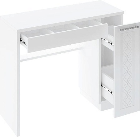 Туалетный столик без зеркала Rinner Тиффани М36 (белый тестурный)