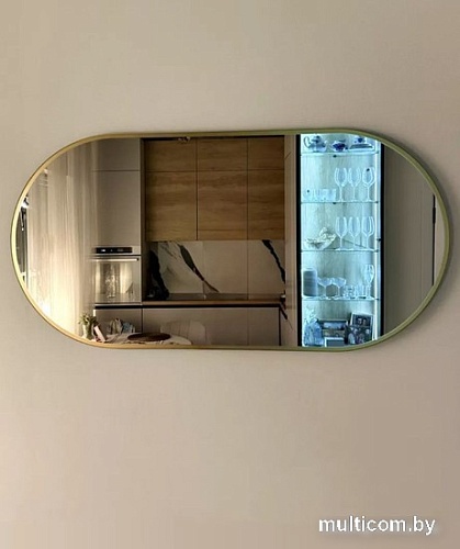 Зеркало eMZe 50x100 с УФ-окантовкой UV.50.100.AUR (золото)