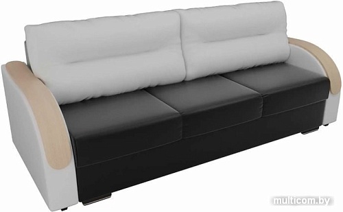 Диван Лига диванов Дарси 102129 (черный/белый)