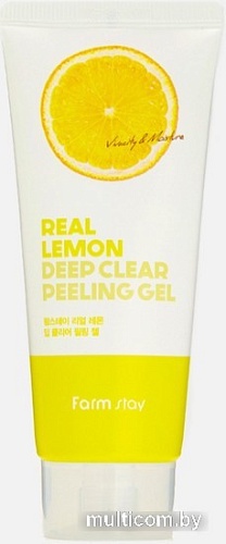 FarmStay Пилинг для лица Real Lemon Deep Clear Peeling Gel 100 мл