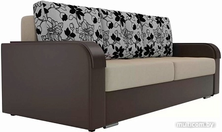 Диван Лига диванов Мейсон 102140 (бежевый/коричневый/серый)