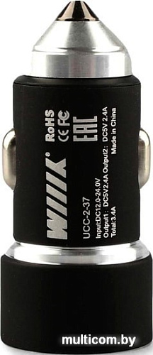 Автомобильное зарядное WIIIX UCC-2-37