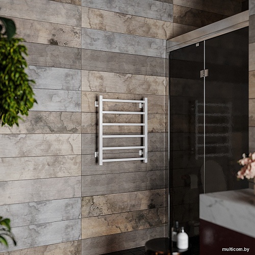 Полотенцесушитель Roxen Square BK-109SW-6T 11050-5365W (белый)