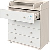 Детский комод Атон Мебель Орион 804 Oliver ЛДСП (бодега светлый/белый)