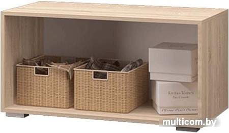 Тумба MLK Скайлайн 900 (дуб сонома светлый/белый шагрень)