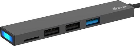 USB-хаб Ritmix CR-4315 Metal