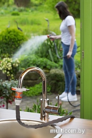 Коннектор Gardena Штуцер без резьбы для бытовых кранов 18210-20