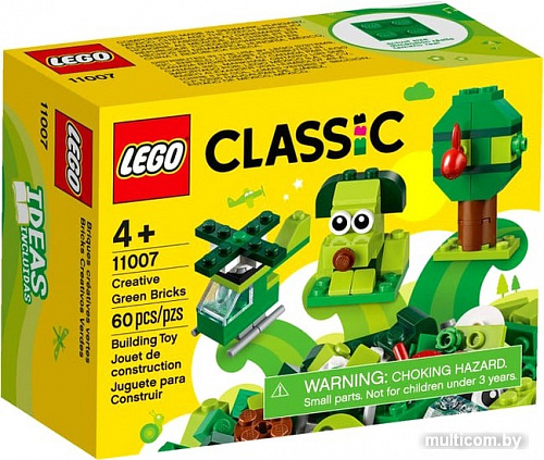 Конструктор LEGO Classic 11007 Зелёный набор для конструирования