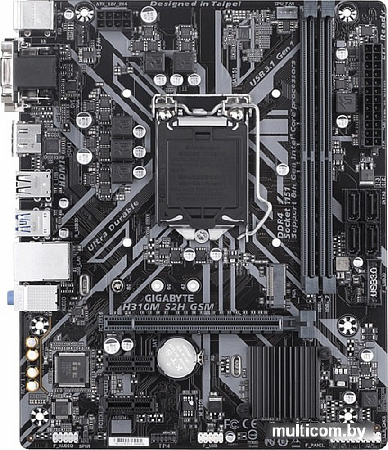 Материнская плата Gigabyte H310M S2H GSM (rev. 1.1)