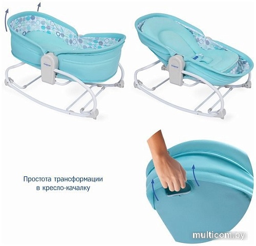 Люлька Simplicity Elite 3 в 1 3010 (blue circles)