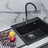 Кухонная мойка Marblan Cubi (оникс)
