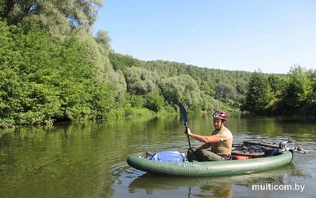 Надувная лодка Вольный ветер Ермак 340 (серый)