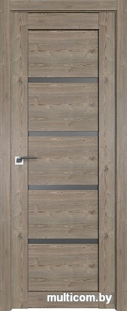 Межкомнатная дверь ProfilDoors 2.09XN 70x200 (каштан темный/стекло графит)
